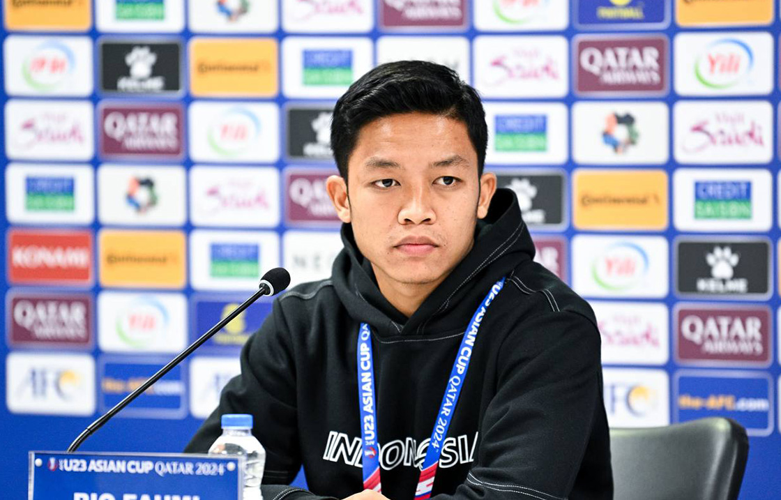لاعب منتخب اندونيسيا: غداً سنبذل قصارى جهدنا للفوز على العراق، وسيكون تاريخ مميز لإندونيسيا.