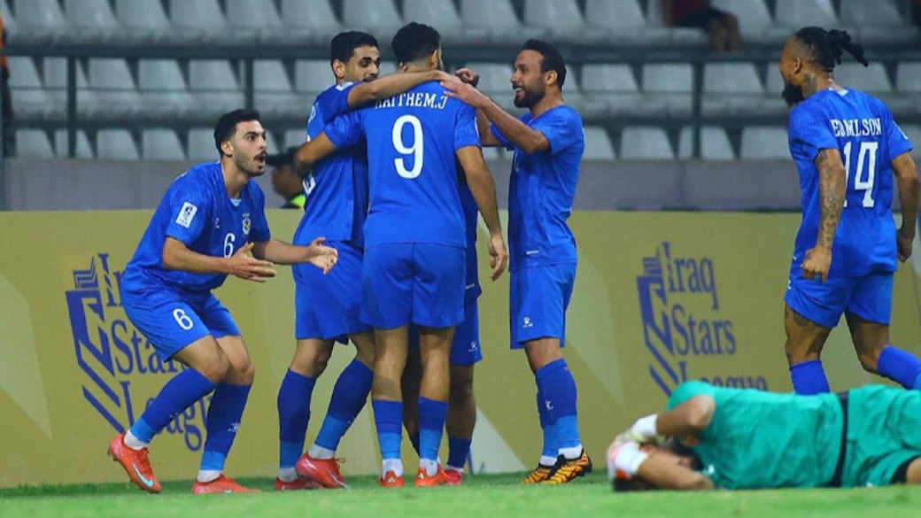 القوة الجوية يتجاوز ديالى بثنائية ويواصل انتصاراته في دوري نجوم العراق