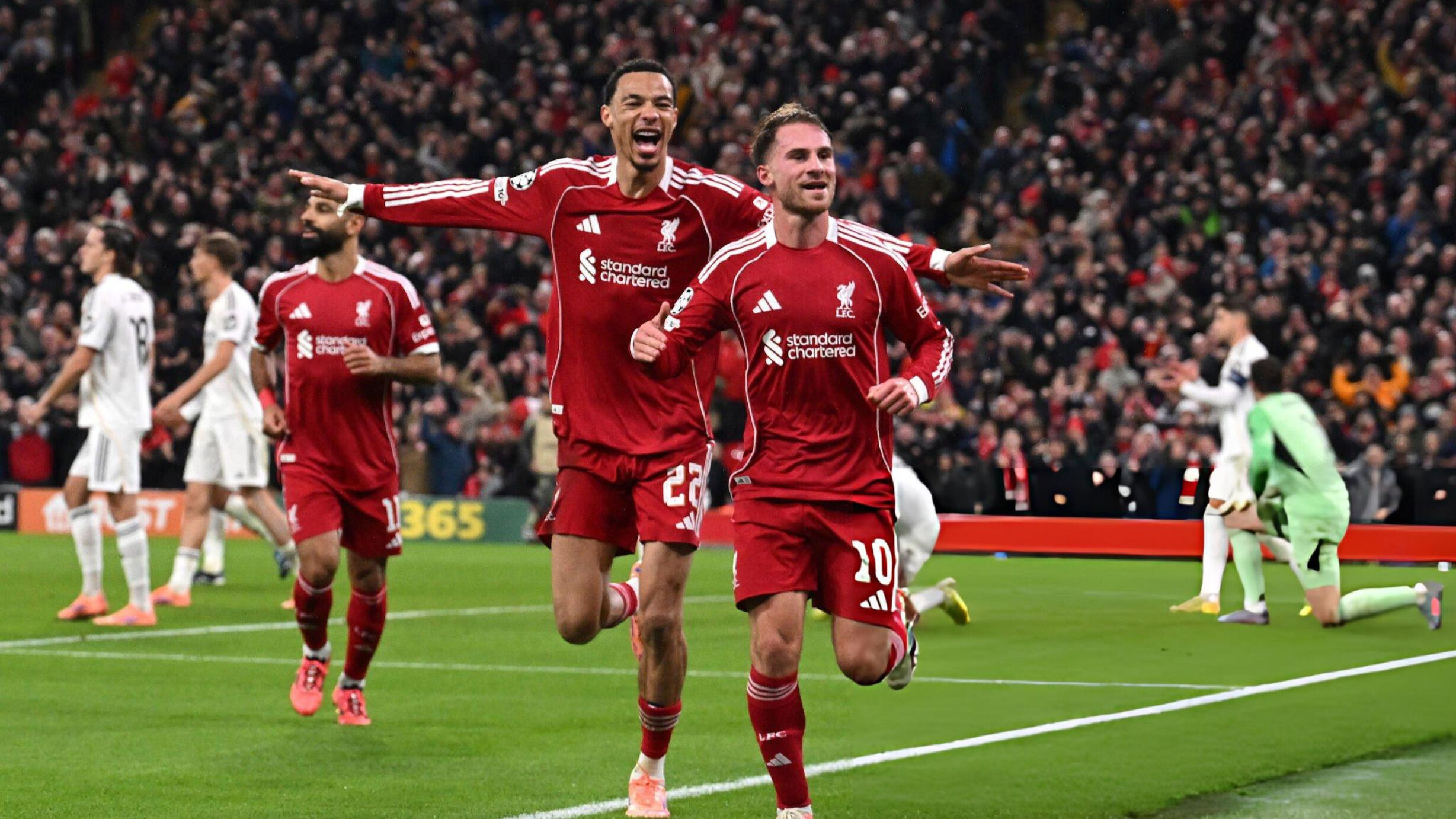 ليفربول يحقق فوزًا ثمينًا على ريال مدريد في دوري أبطال أوروبا